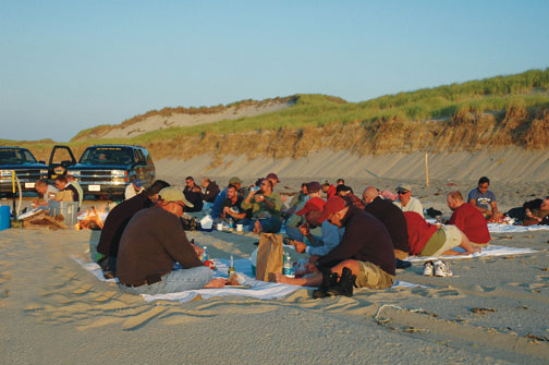 Sunset picnic with Art's Sand Dune Tours