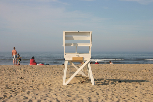 Beach lifeguard's chair