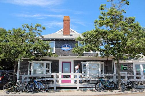 Provincetown Chamber of Commerce building at the foot of MacMillan Pier
