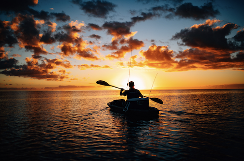 Coyote Kayaks sunset sunrise experience