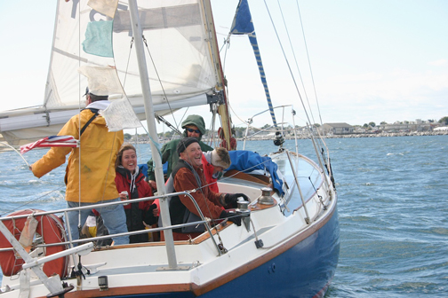 Sailing in Provincetown Harbor